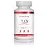 Flex Ultimate Joint Support supplement bottle with turmeric, chondroitin, and bromelain